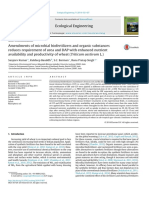 Amendments of Microbial Biofertilizers and Organic Substances