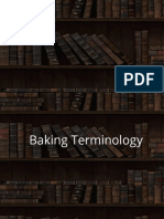 Baking Terminologies