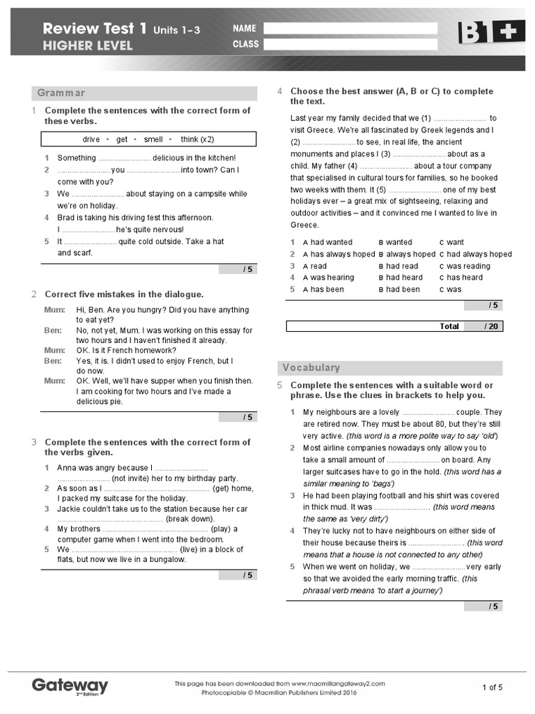 Class 11 English Grammar Exercises | PDF | English Language | Human ...