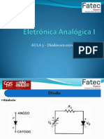 Eletrônica Analógica I - AULA - 3 - Diodos - CC - v3