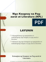 Mga Kaugnay Na Pag-Aaral at Literatura (KPL