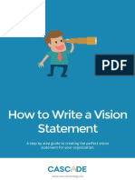 How To Write A Vision Statement