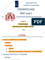 BFKT_Curs_05_2023_Fiziopatologia DISFUNCȚIILOR VENTILATORII