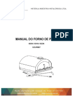 Manual Forno de Pizza Gourmet Metávila 600IN