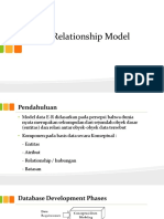 Entity Relationship Model