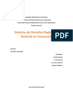 Sistema de Derecho Registral y Notarial en Venezuela