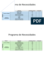 Programa de Necessidades