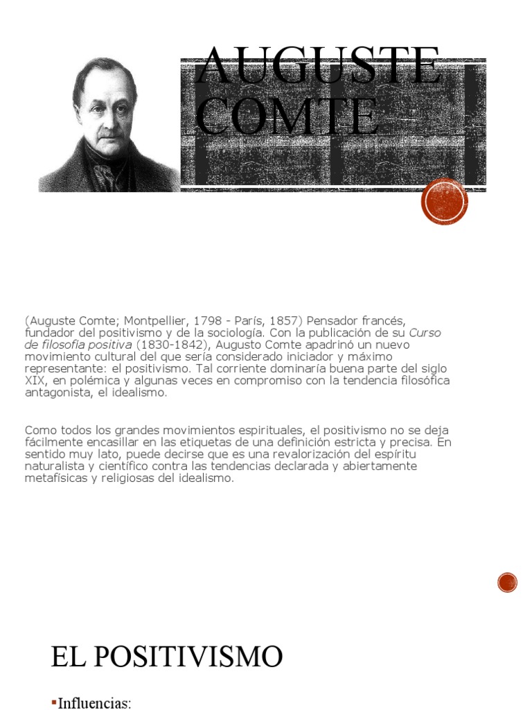 Auguste Comte PDF