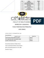 Food Prep Lab Report 1