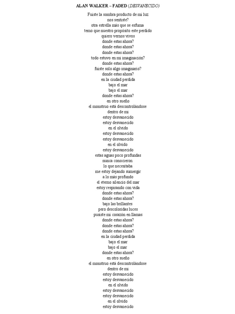 Letra de 