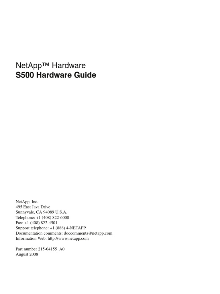 s500 Hardwareguide | PDF | Command Line Interface | Operating System