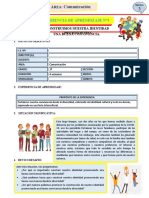 1° Experiencia de Aprendizaje Nº3-Comunicacion