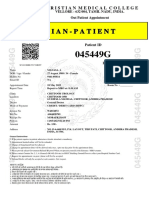 Indian-Patient: Christian Medical College