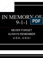 IN MEMORY OF 9-1-1 by Ray