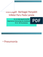 Mencegah Berbagai Penyakit Infeksi Paru Pada Lansia