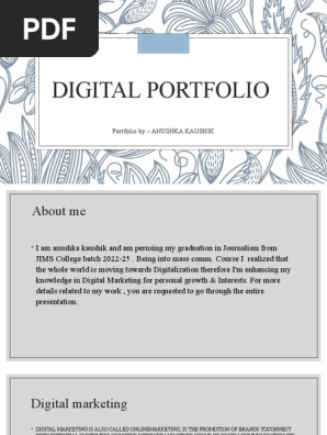 Digital Marketing Portfolio