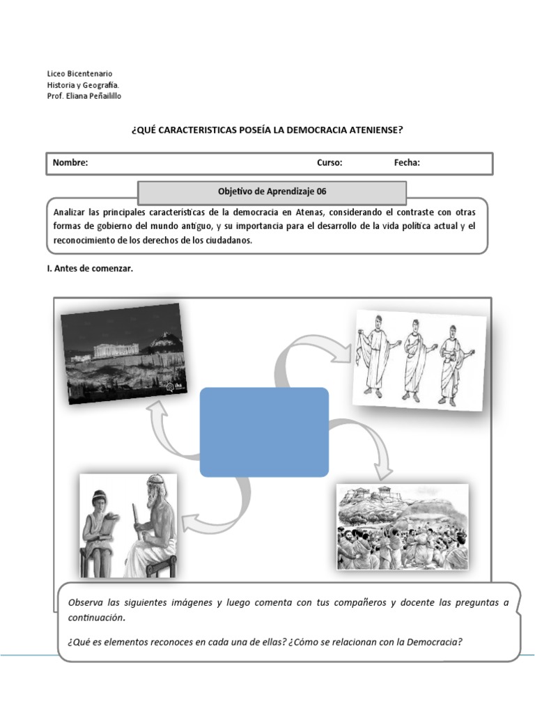 Características de la Democracia Ateniense | PDF | Antigua Grecia | Esparta
