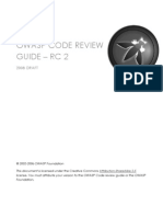 OWASP Code Review 2007 RC2 - Version For Print