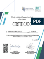 Certificado 5 DM