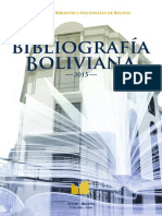 Bibliografia Boliviana 2015