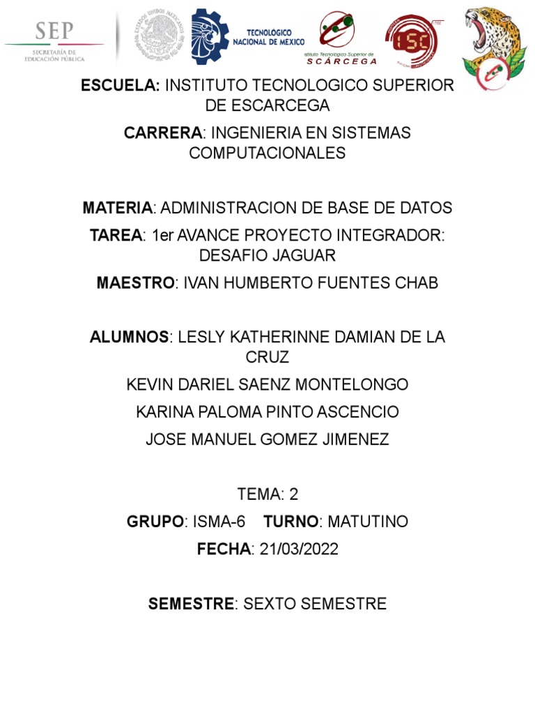 ESCUELA | PDF | Bases de datos | Informática