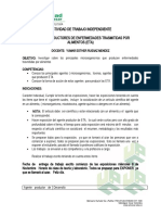 Indicaciones de Trabajo y Exposición Agentes Productores de Eta