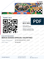 (Event Ticket) BEDUA-DUAAN (SPECIAL VALENTINE) - CILPA FEST 2023 BEKASI - 1 37324-A6CB3-452