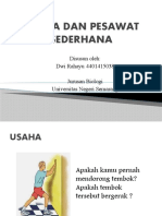 Usaha Dan Pesawat Sederhana