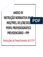 Instruçoes de Preenchimento do P.P.P