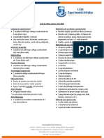 Lista de Utiles Primer Ciclo 2023 LEA