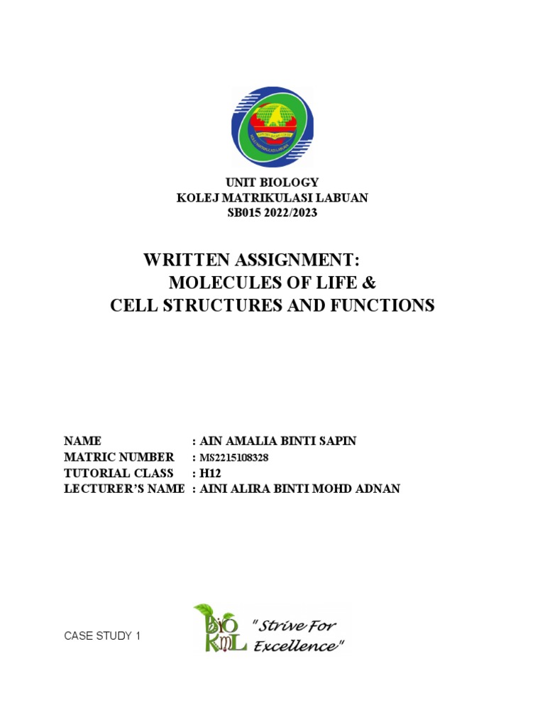 2nd Draft Bio Written Assignment | PDF