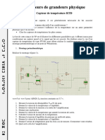 TP N°4 RTD Capteur