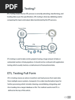 ETL Testing Concepts iCEDQ