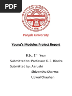 Young's Modulus of Elasticity 