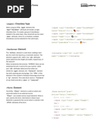 Learn HTML - Forms - Forms Cheatsheet - Codecademy