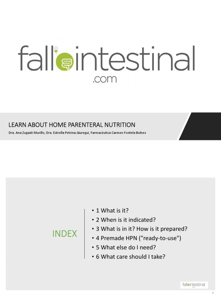 Home Parenteral Nutrition Overview | PDF | Vitamin | Nutrition