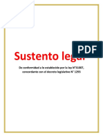 Sustento legal Leyes y decretos