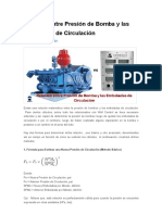 Relación Entre Presión de Bomba y Las Emboladas de Circulación - PERFORADOR 2.0