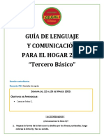 1 Guía Lenguaje 22 - 26 Marzo 3° Av.