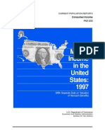 Money Income in The United States: 1997