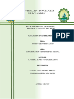 Investigación de la calidad del agua para consumo humano