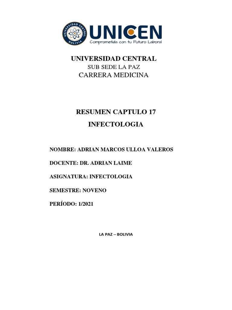 Resumen Capítulo 17 | PDF | Diagnostico medico | Medicina CLINICA