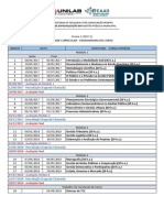 Cronograma curso gestão pública municipal