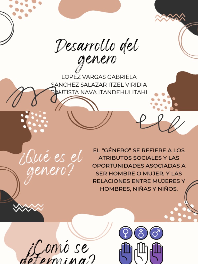 Desarrollo Del Género PDF