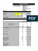 Fiche de Paie Excel 2014