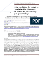 La Construcción Mediática Del Colectivo LGTB de Hollywood. El Uso Del Pinkwashing y El Queerbaiting