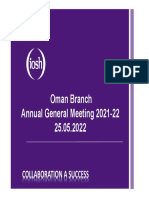 Iosh Oman Branch Agm 25052022