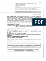 Audiência de custódia realizada na 1a Vara Criminal da Comarca de Adamantina