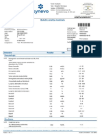 Rezultat Partial: Buletin Analize Medicale