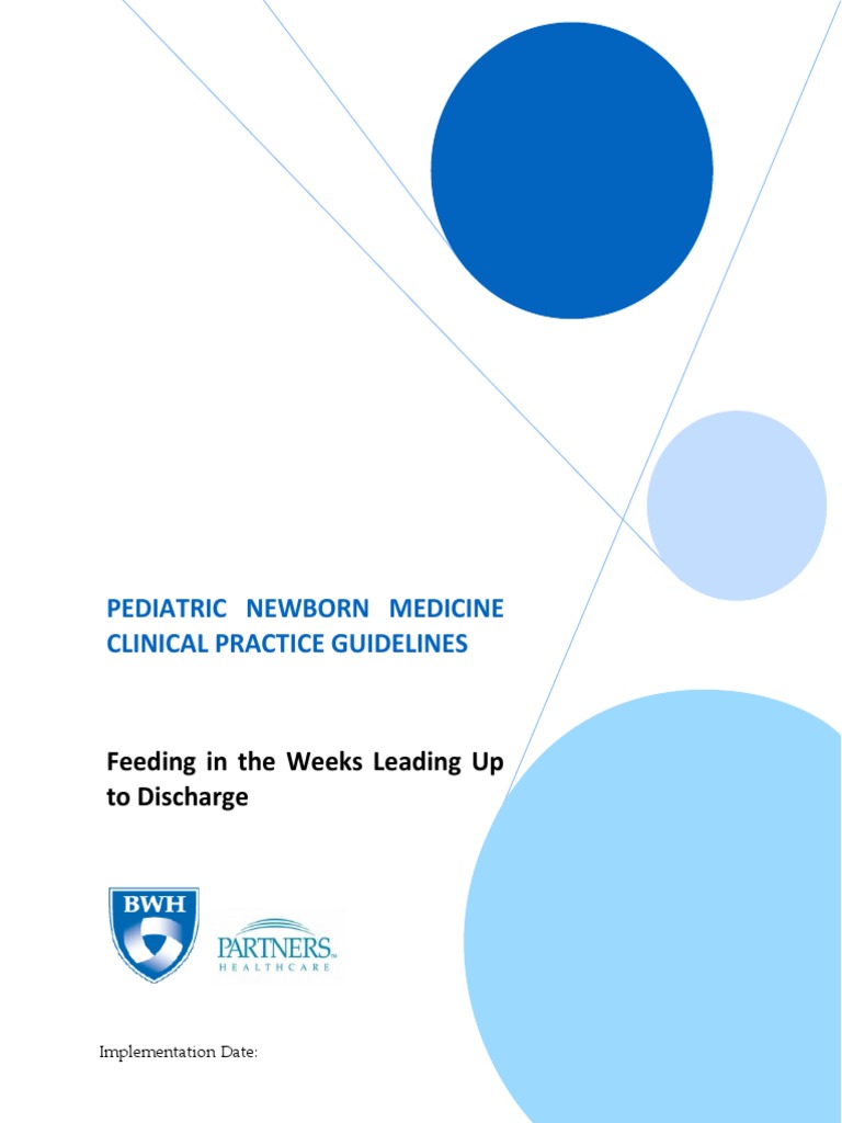 Feeding Weeks Discharge PDF Breastfeeding Neonatal Intensive Care